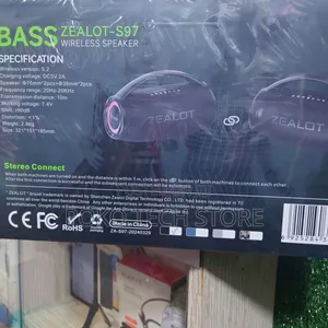 Zealot S97 Portable Bluetooth Speaker 5.2 - 80w
