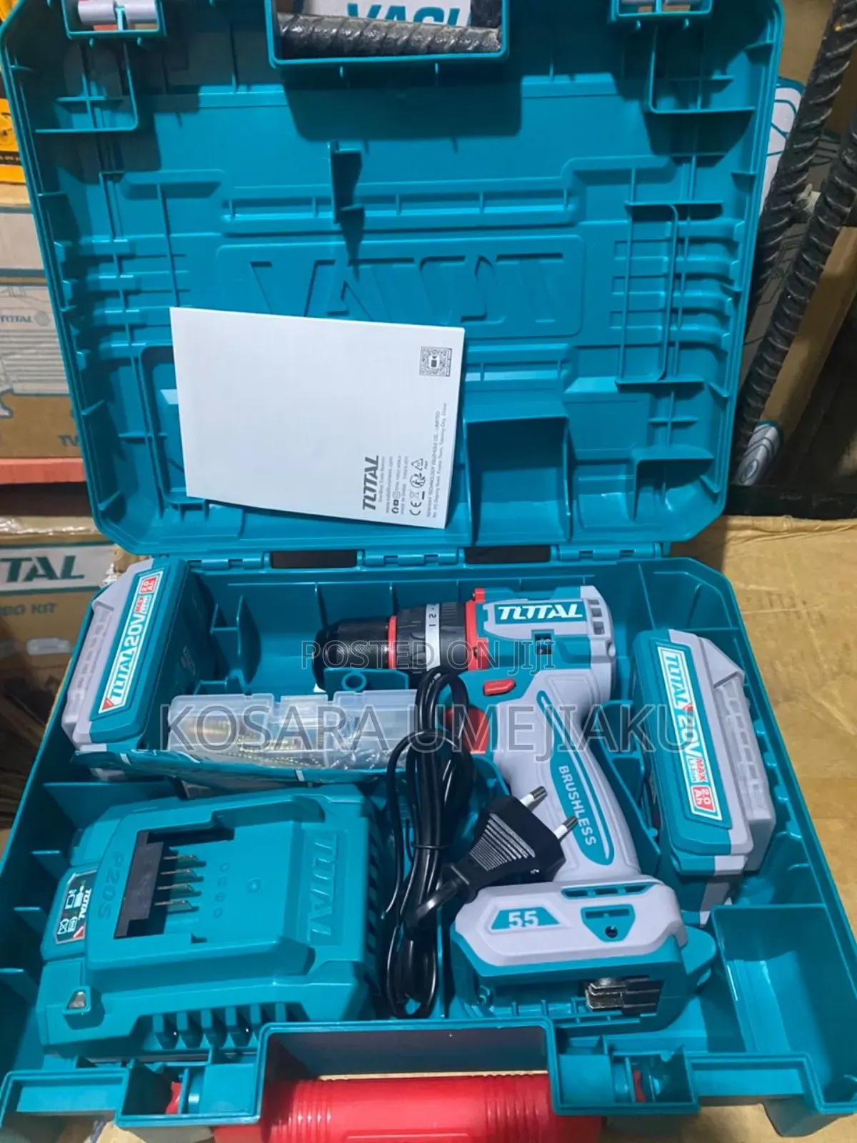 Total Cordless Compact Impact Drill 20v 13mm