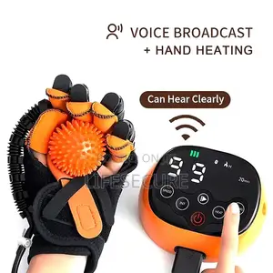 Stroke Rehabilitation Glove (Hand Heating, Voice, Timer, Intensity)