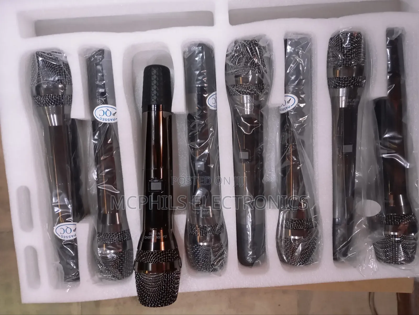 Classic Audio 8-Handheld Wireless Microphone System