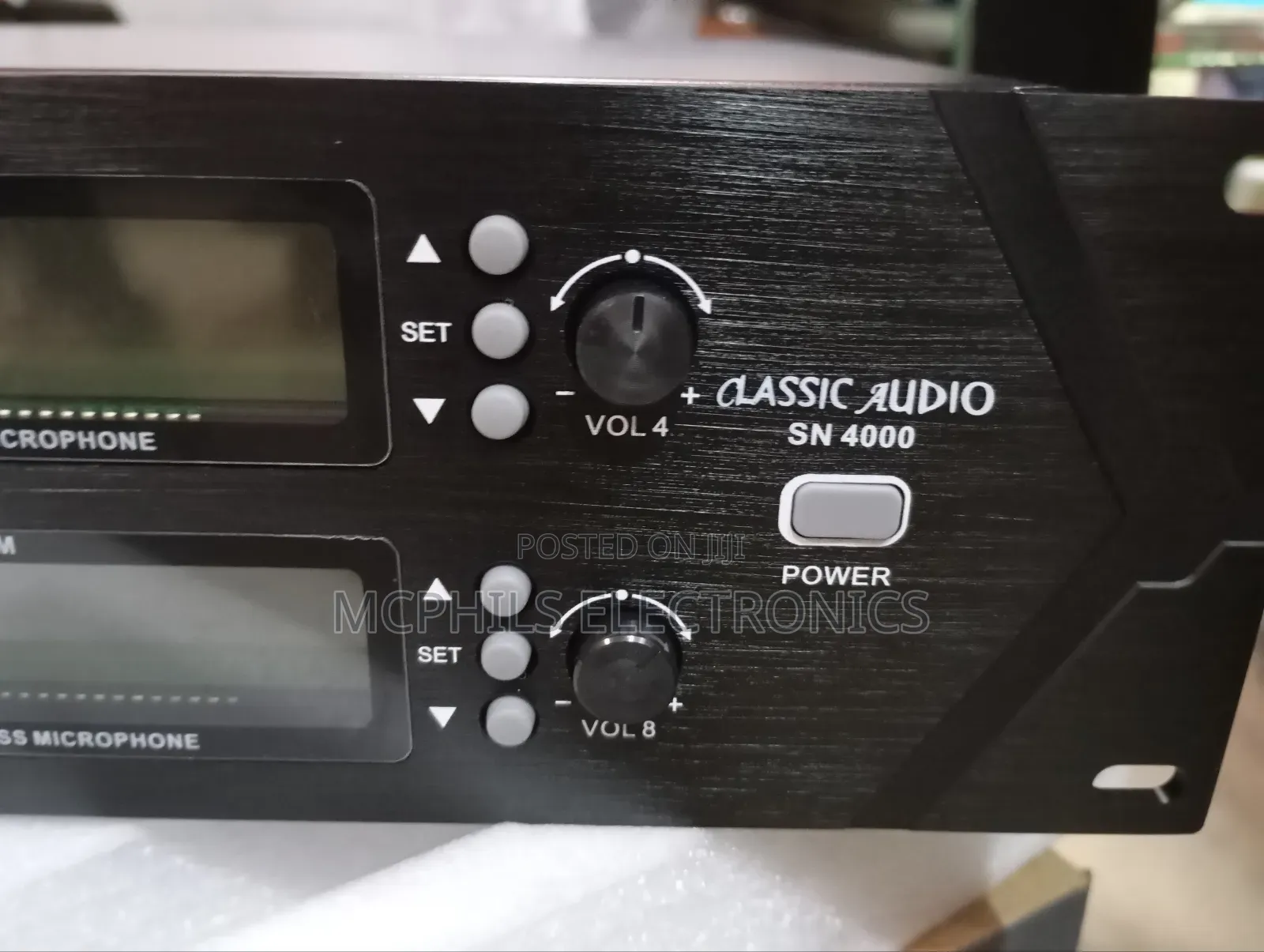 Classic Audio 8-Handheld Wireless Microphone System