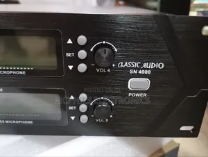 Classic Audio 8-Handheld Wireless Microphone System