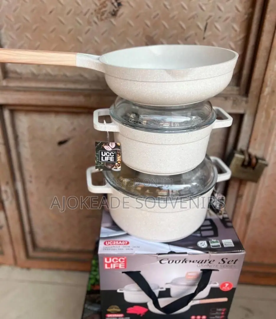 7pcs Granite Cookware Set