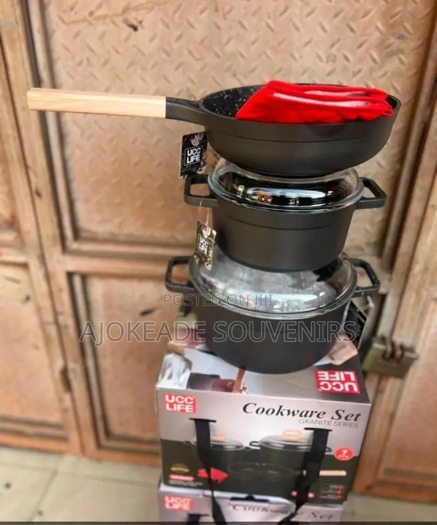 7pcs Granite Cookware Set