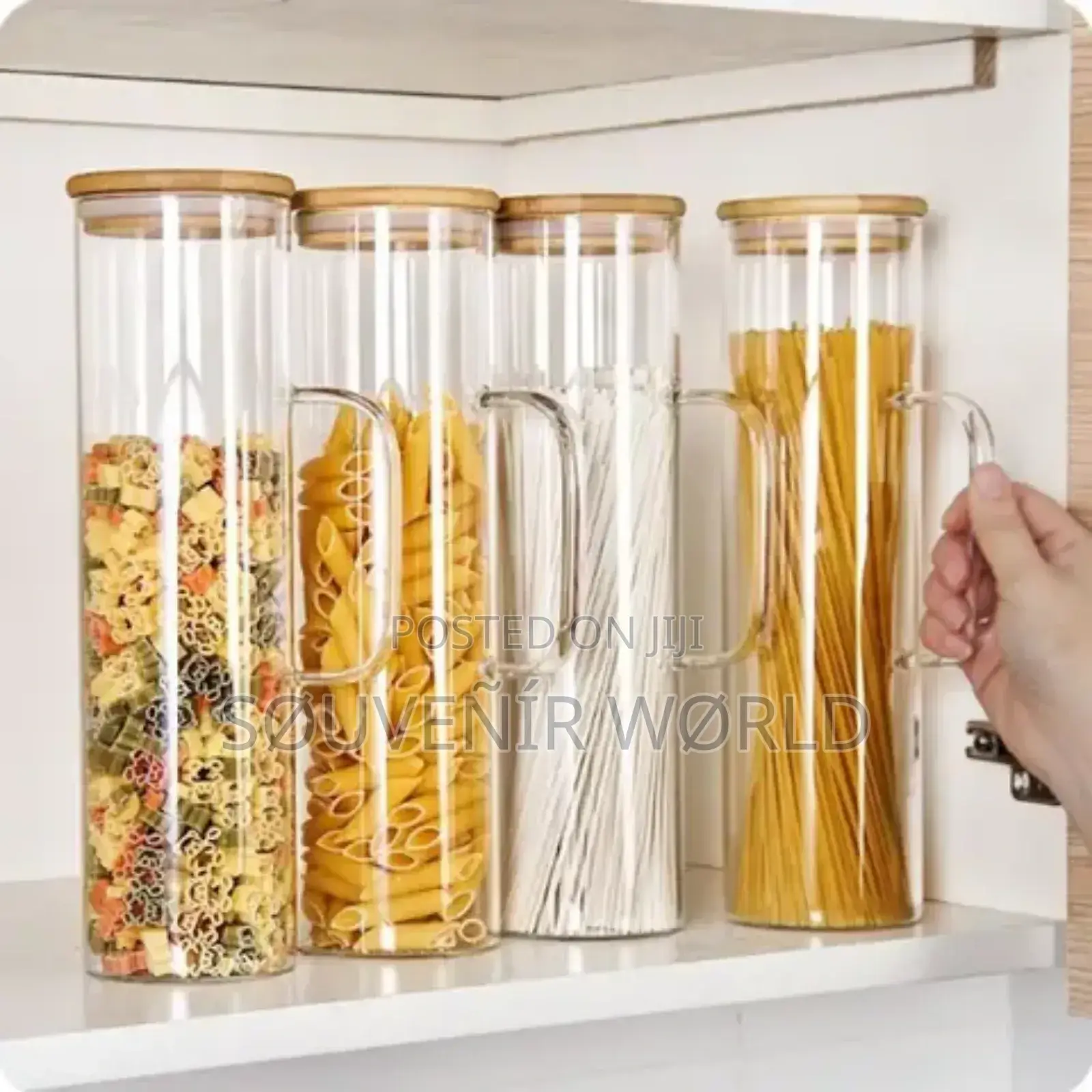 Handles Cereal Container