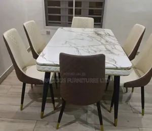 Quality Marble Dining Table by 6seater