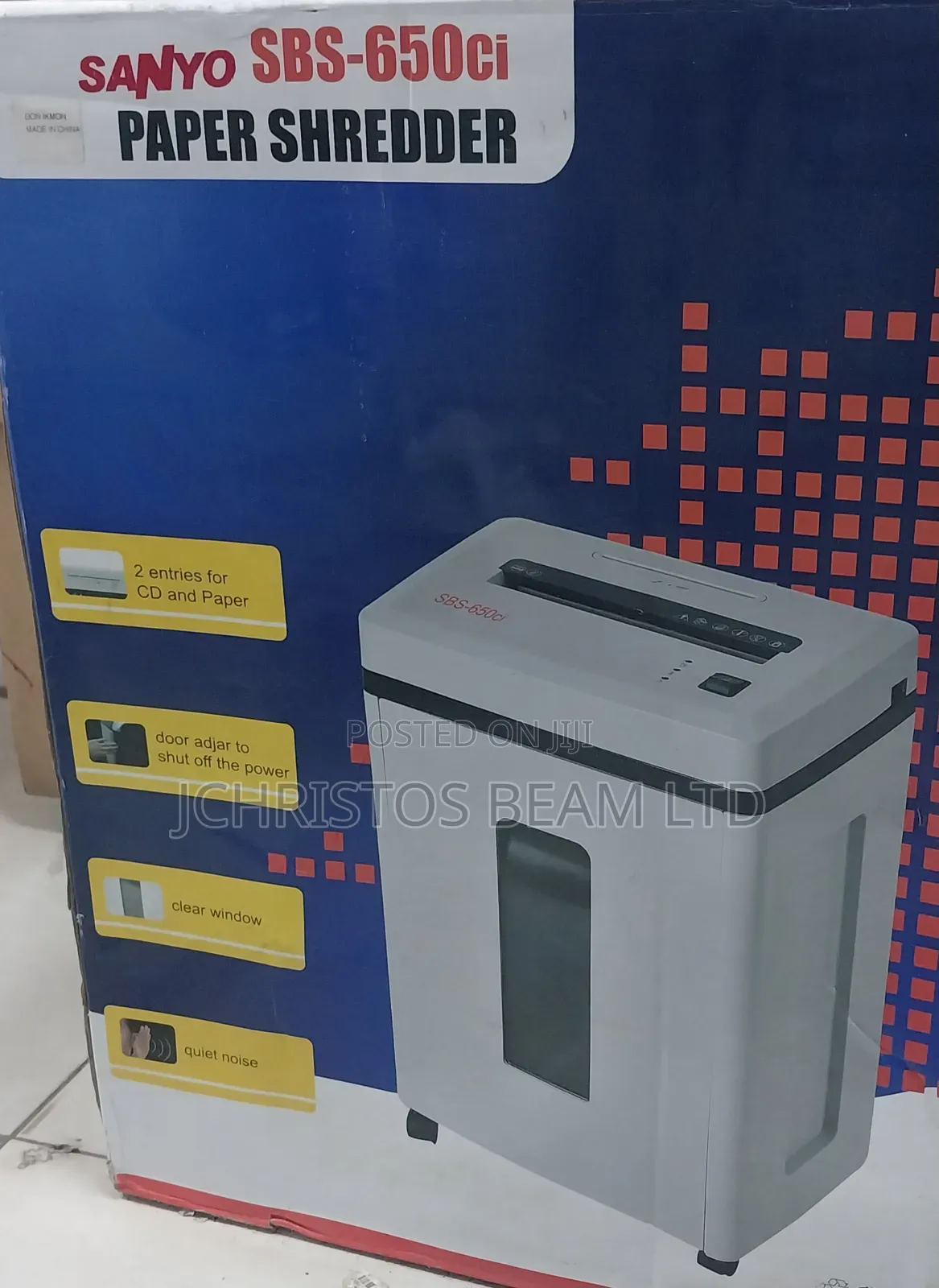 Sanyo Shredder SBS 650ci
