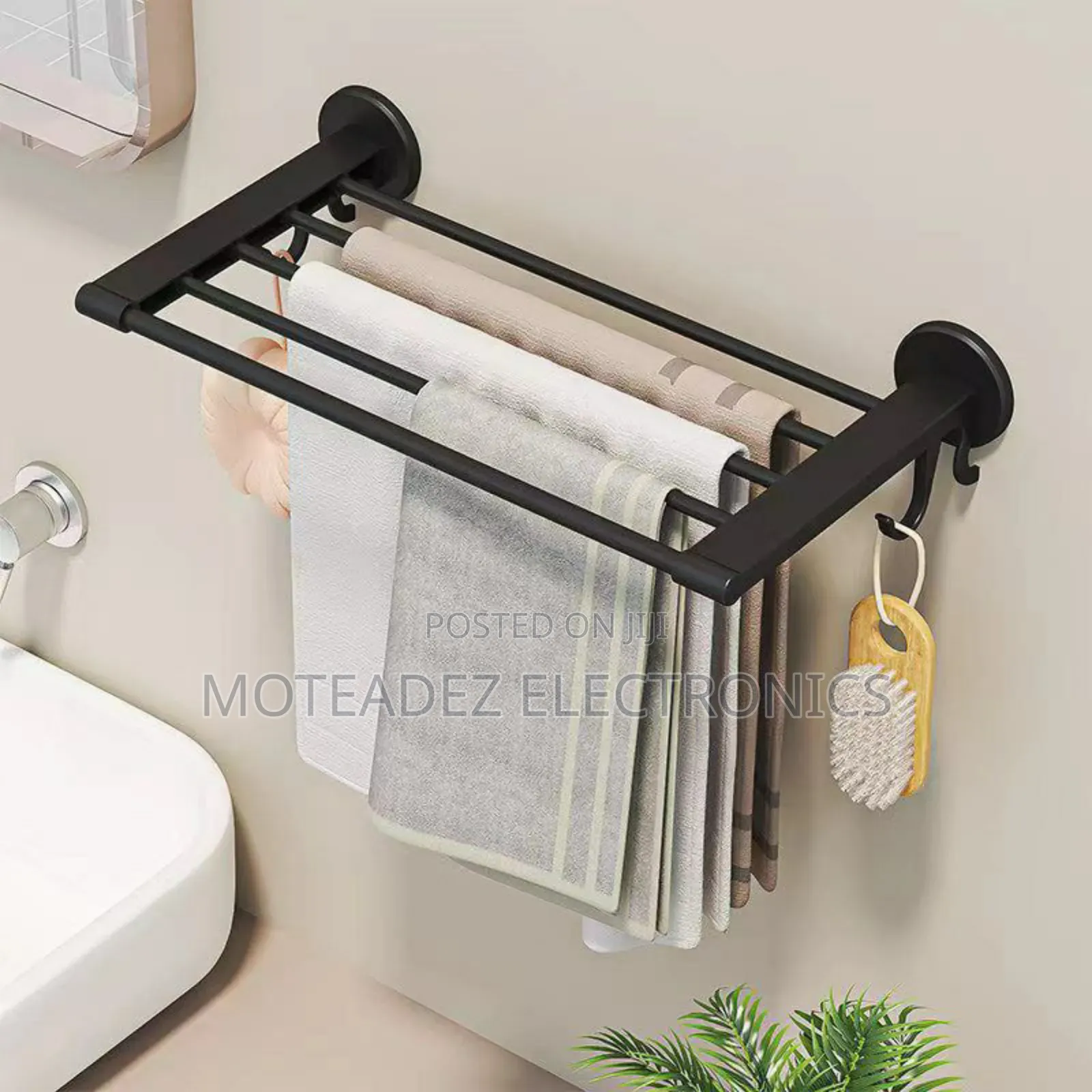 Multi Layers Wall Mount Bathroom Towel Hanger/Holder
