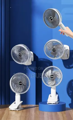 Multifunctional Desktop Fan Standing, Hanging, Clamping