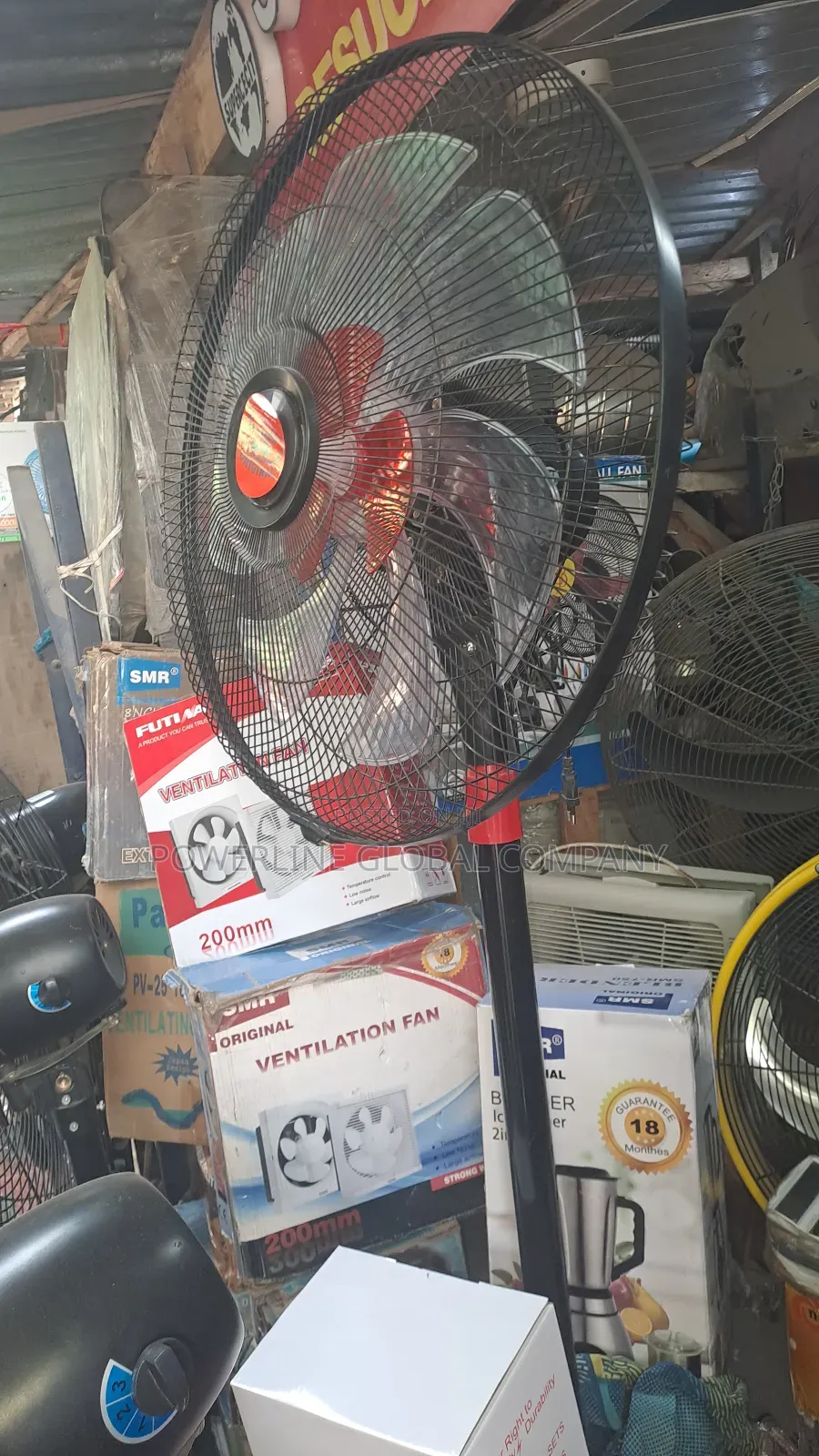 18inches Transparent Blade Standing Fan