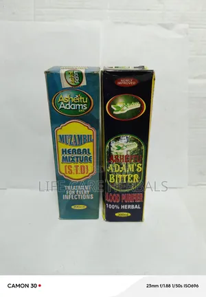 Asheitu Adams STDS and Blood Purifier Combo Pack