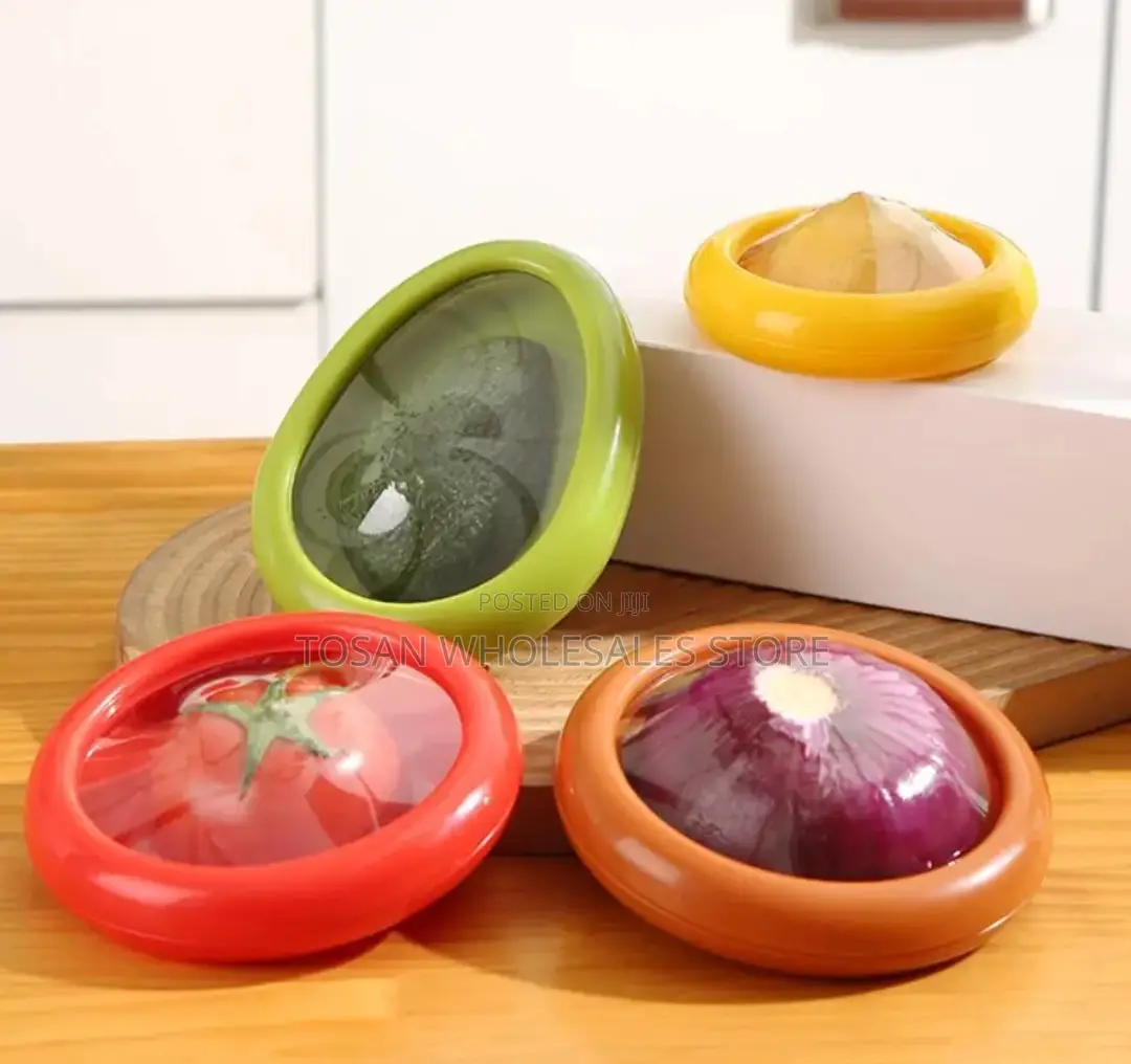4 Pieces Silicone Fruit Storage Container