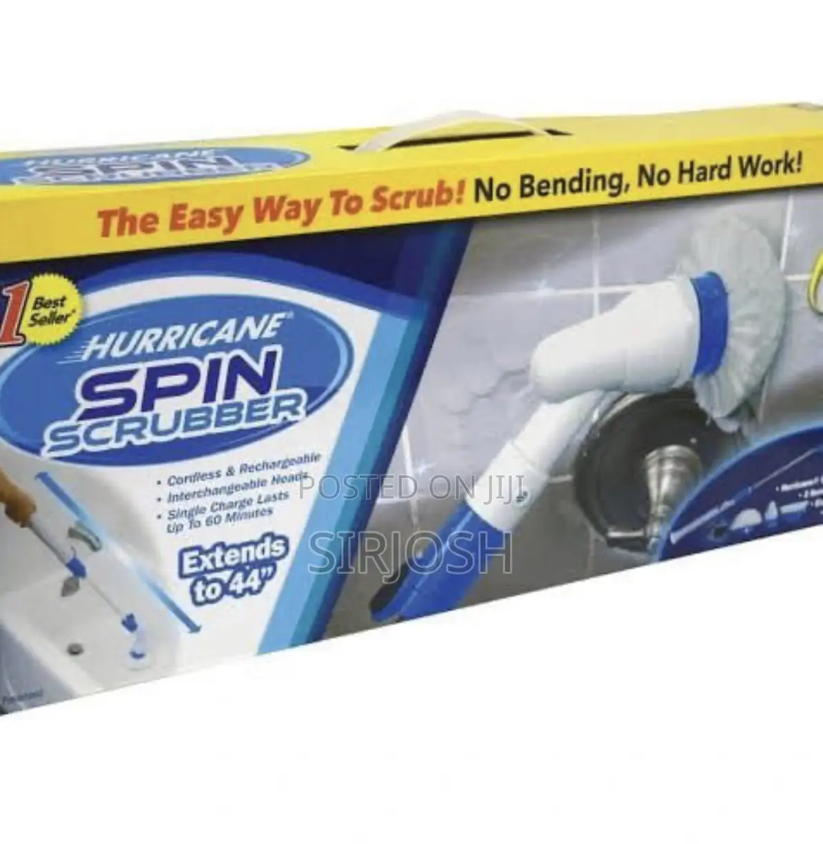 Rechargeable Cordless Handheld High Speed Cleaning Brush