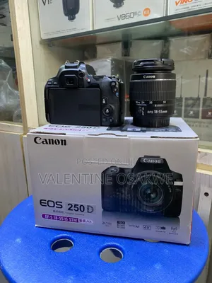 Canon 250d With 18-55mm Lens