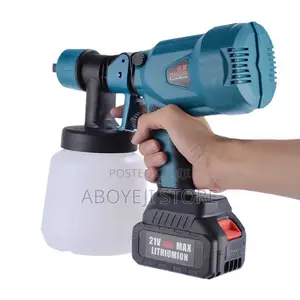 Double Batteries Paint Spray Gun 21v Lithium Paint Spray Gun