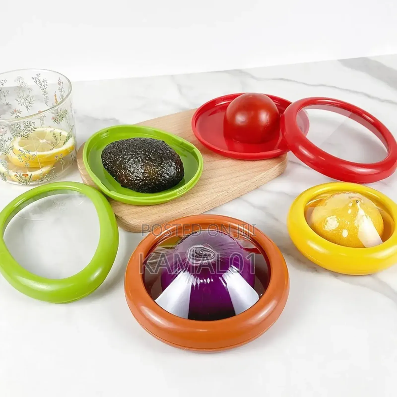 4pcs Fruit and Vegetable Storage Container for Refrigerator