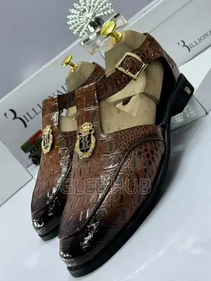 Billionaire Logo-Crested Sandals