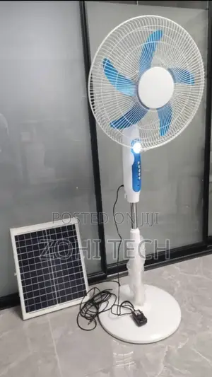 Size 16 Rechargeable Fan and Solar Panel