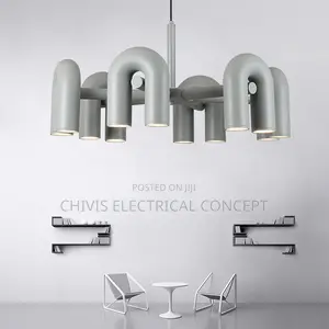 Modern U Type Plastics Chandelier Lighting for Dinning Room