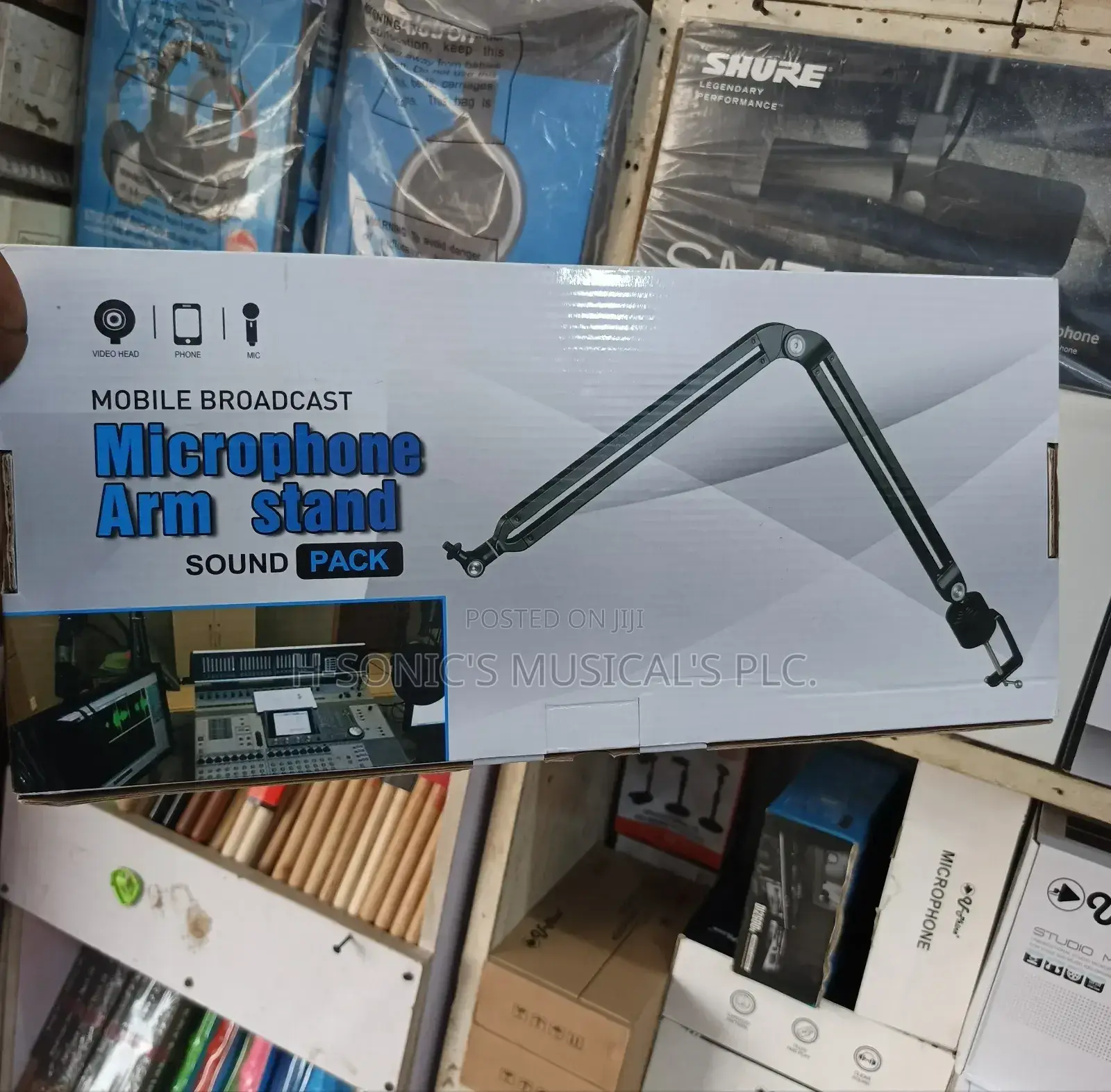 Quality Broadcast Microphone Arm Stand