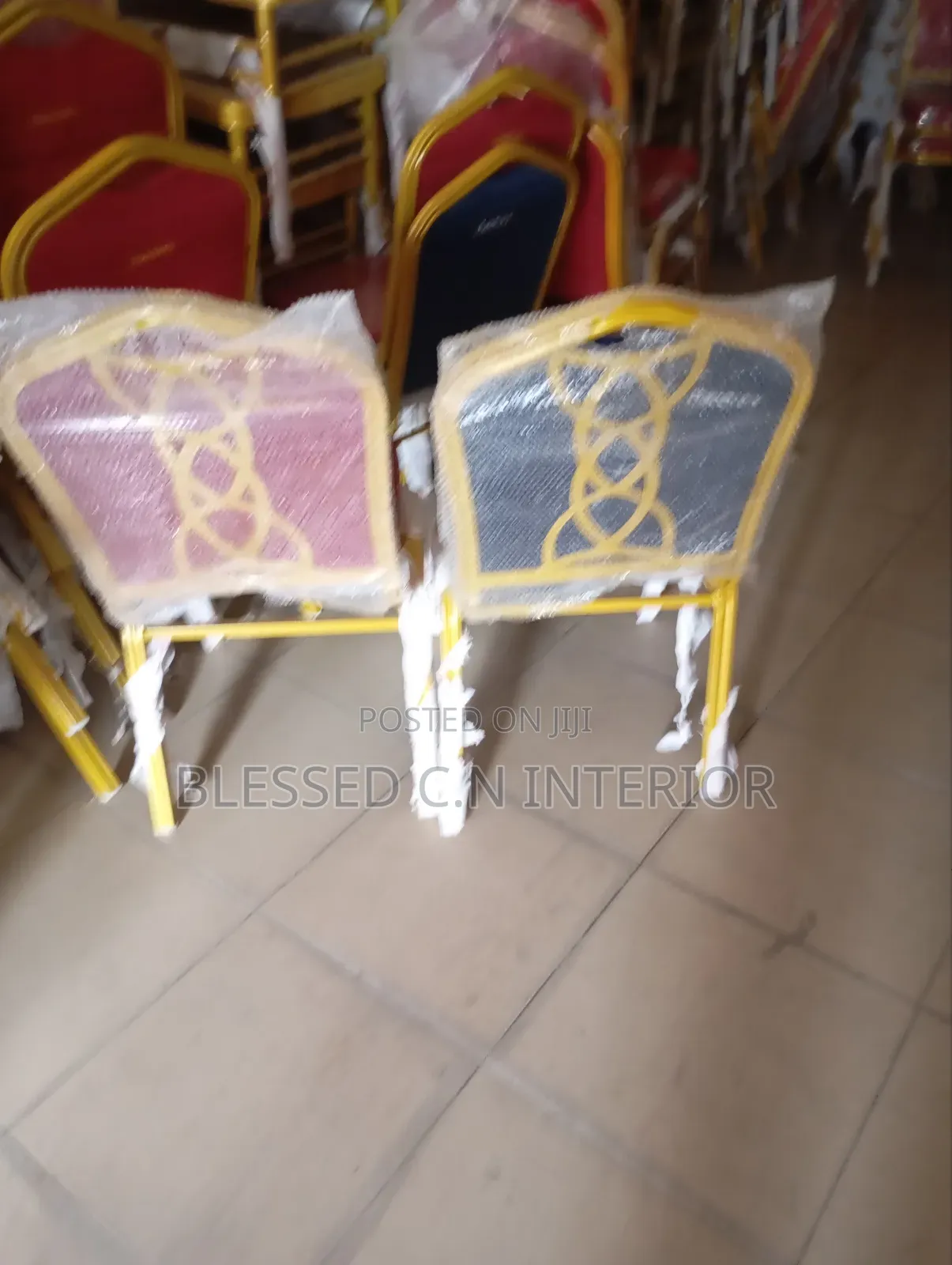 Iron Back Discovery Banquet Chair