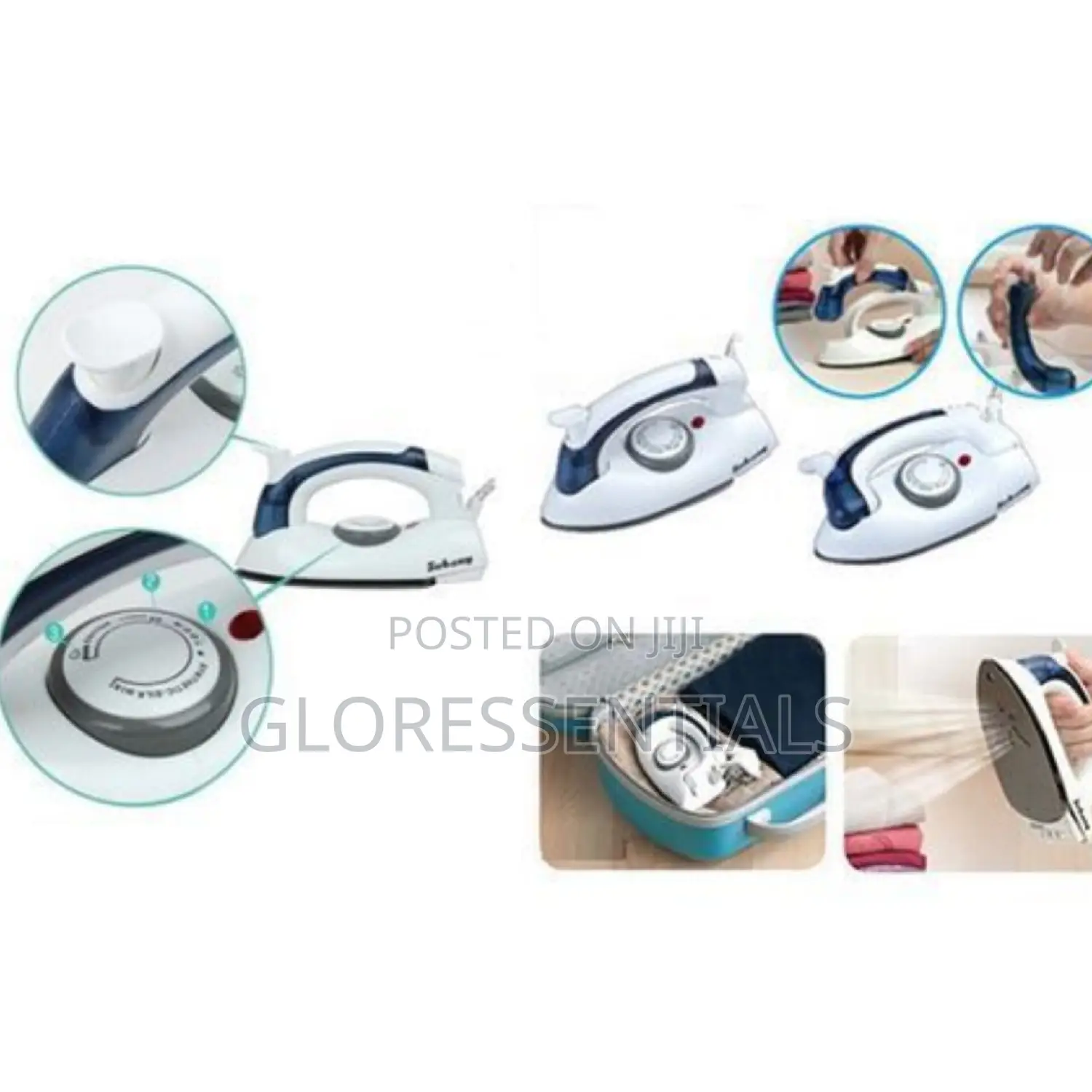 Foldable Steam Mini Travel Iron
