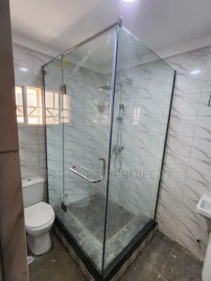 Tempered Hinged Glass Cubicle {Silver Accessory}