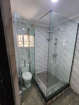 Tempered Hinged Glass Cubicle {Silver Accessory}