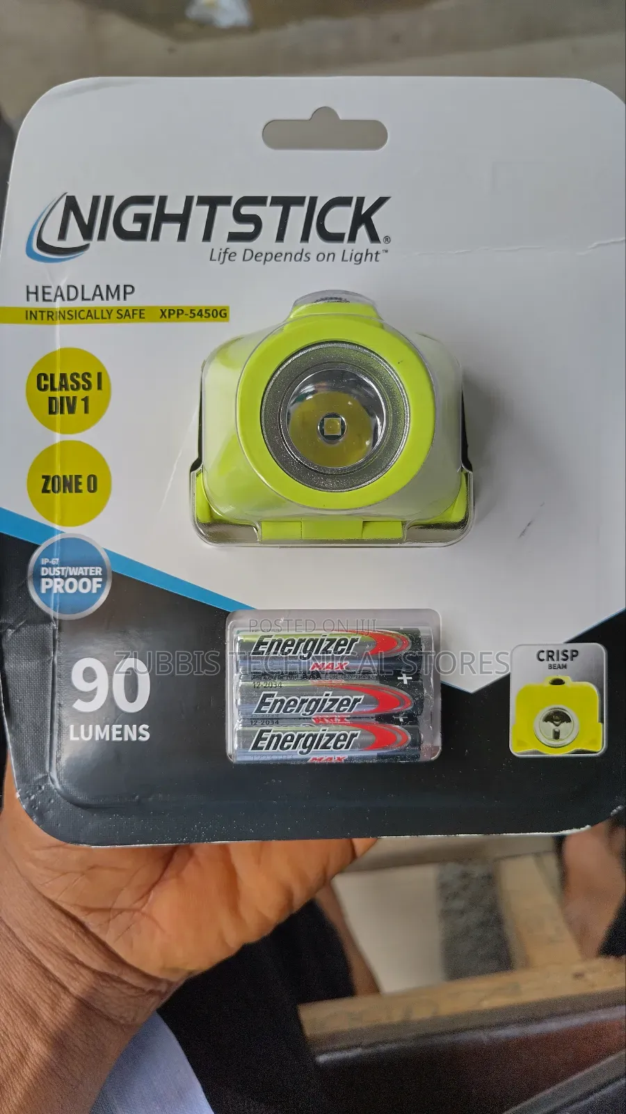 Nightstick Head Torch Explosion Proof Zone 0