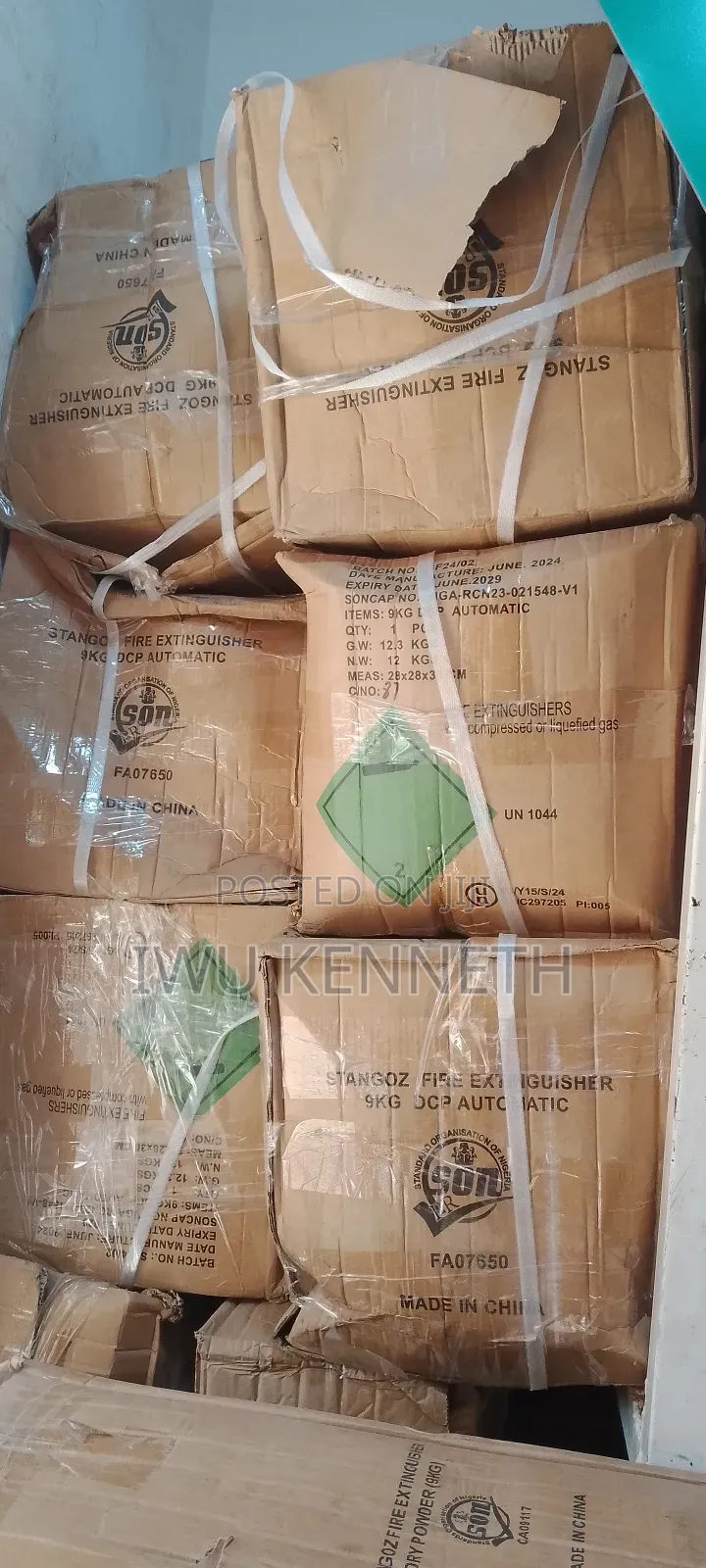 Automatic Dry Powder 6kg Extinguisher