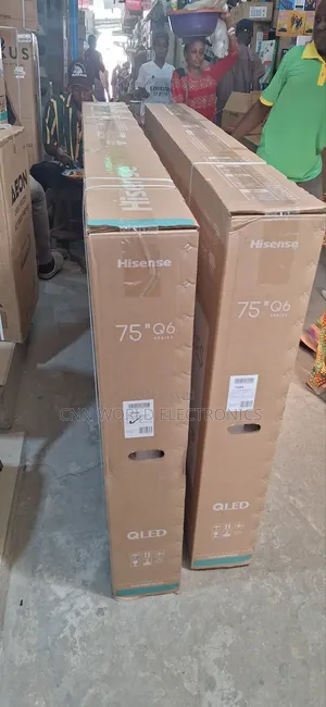 Original Hisense 75"Inch Qled Smart Tv Flameless Netflix