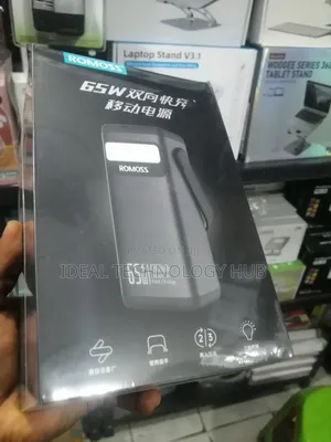 Romoss 40000mah 65w Laptop Power Bank Charger Usb-C