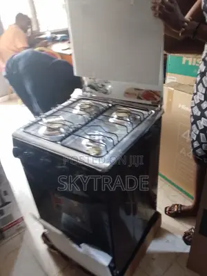 Brand New 4 Burner Gas Cooker Nexus + Oven (Black)
