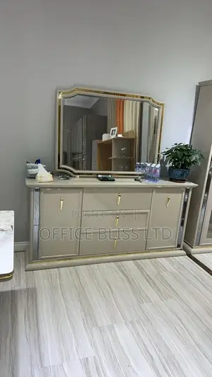 Luxury Wall Frame Mirror With Cabinet Storage