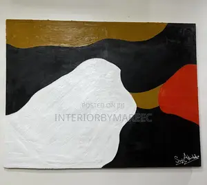 Partly Textured Abstract Art