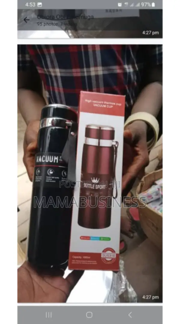 Hot/Cold Thermal Flasks Vacuum Water Bottle - 1000ml