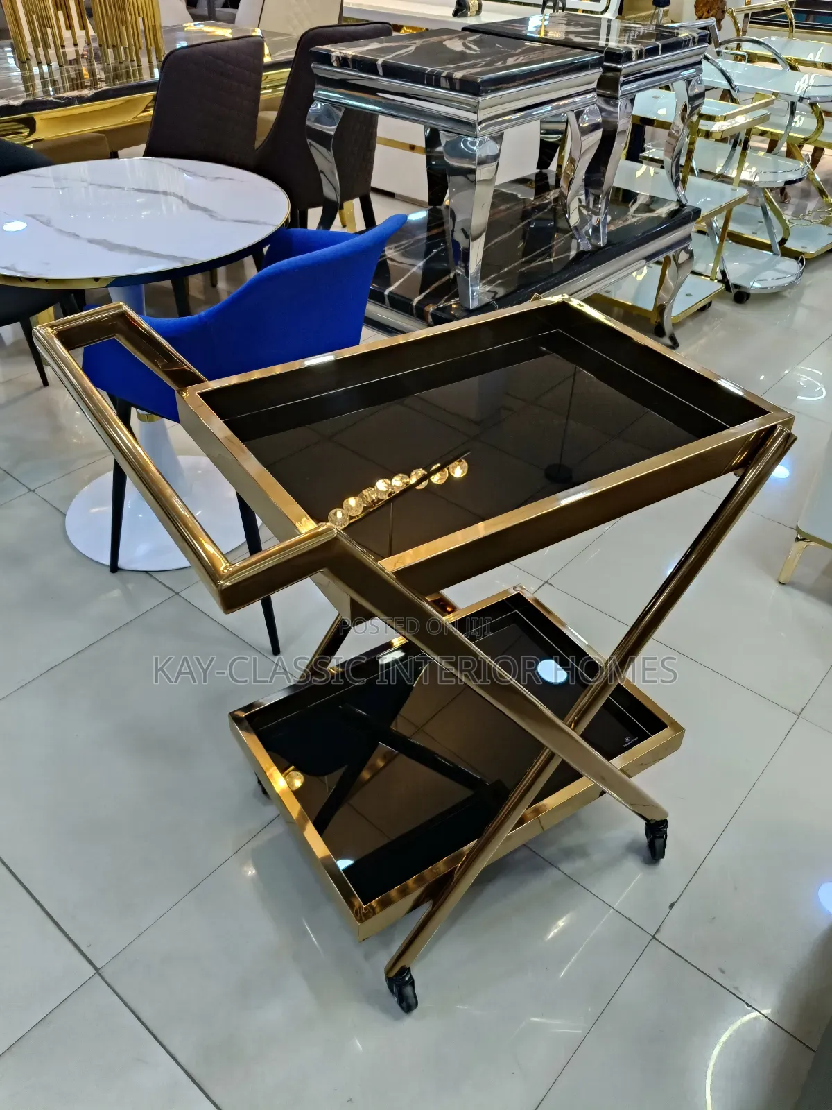 Wines  Moto Table Trolley 