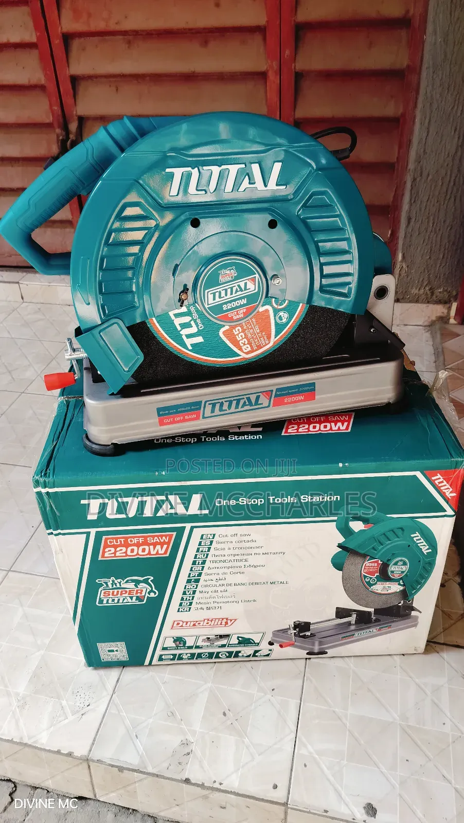 TOTAL Cut Off Saw 2200w TS223558