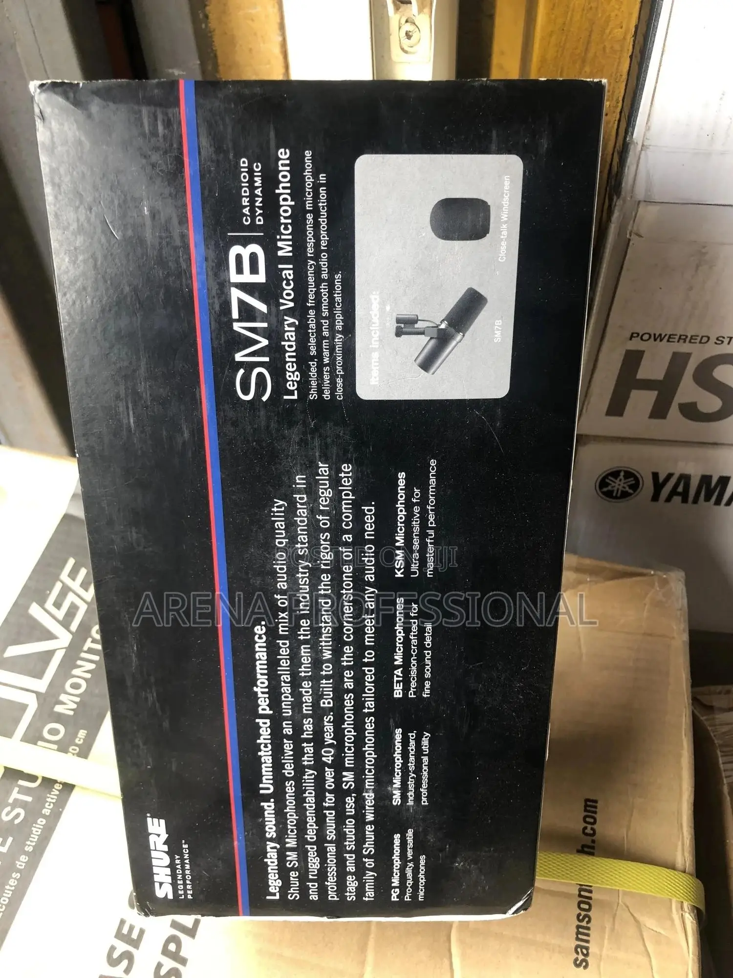 Shure SM7B Cardioid Vocal Microphone