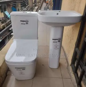 Original Complete Set Big Water Closets Wc With Pedestal Basin