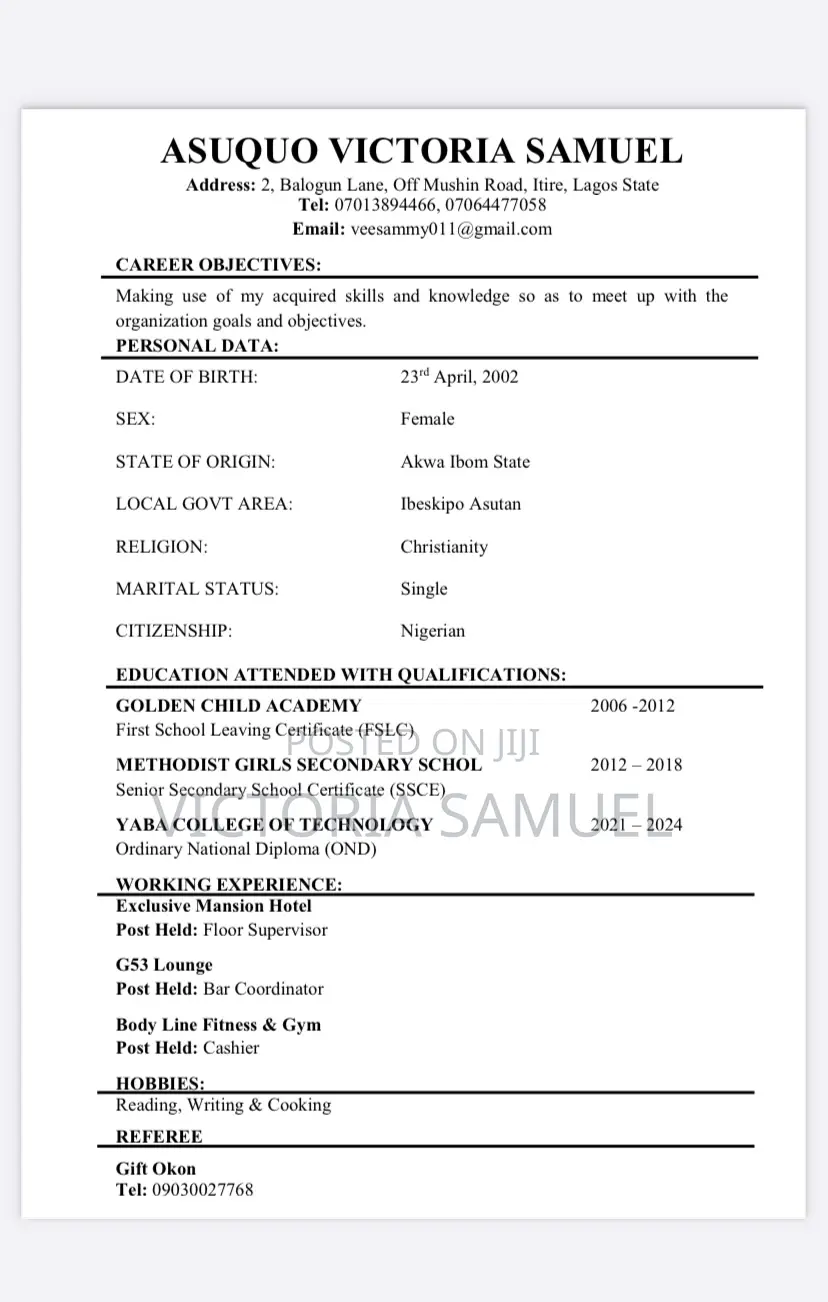 Secretary / Sales Executive