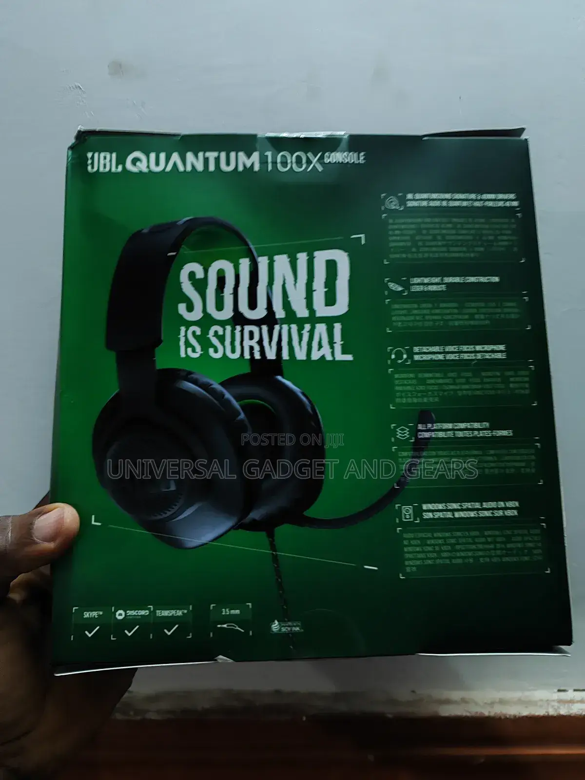 JBL Quantum 100X Console ( Wired Gaming Headset)
