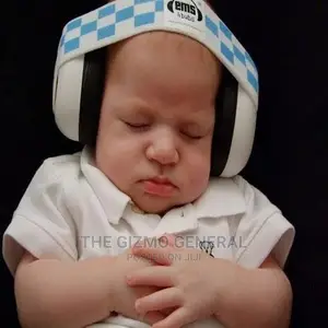 Em’S 4 Bubs Baby Earmuffs - Blue White