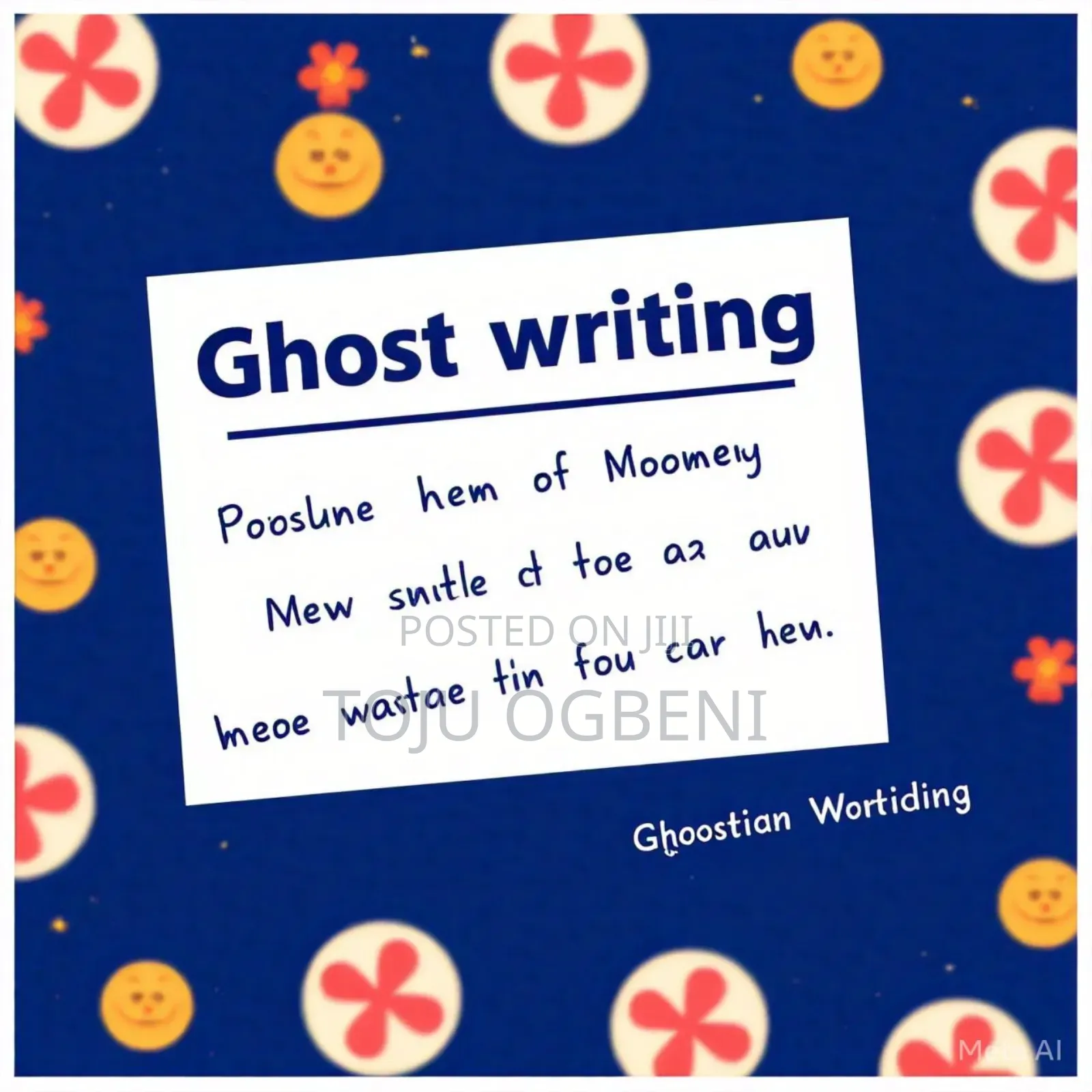 Ghostwriting
