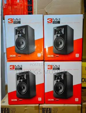 JBL 305P Mkii Powered 5′′ Two-Way Studio Monitor – Pair