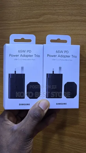 65w Pd
Power Adapter Trio
USB-C X 2 Ports, USB-A Port
