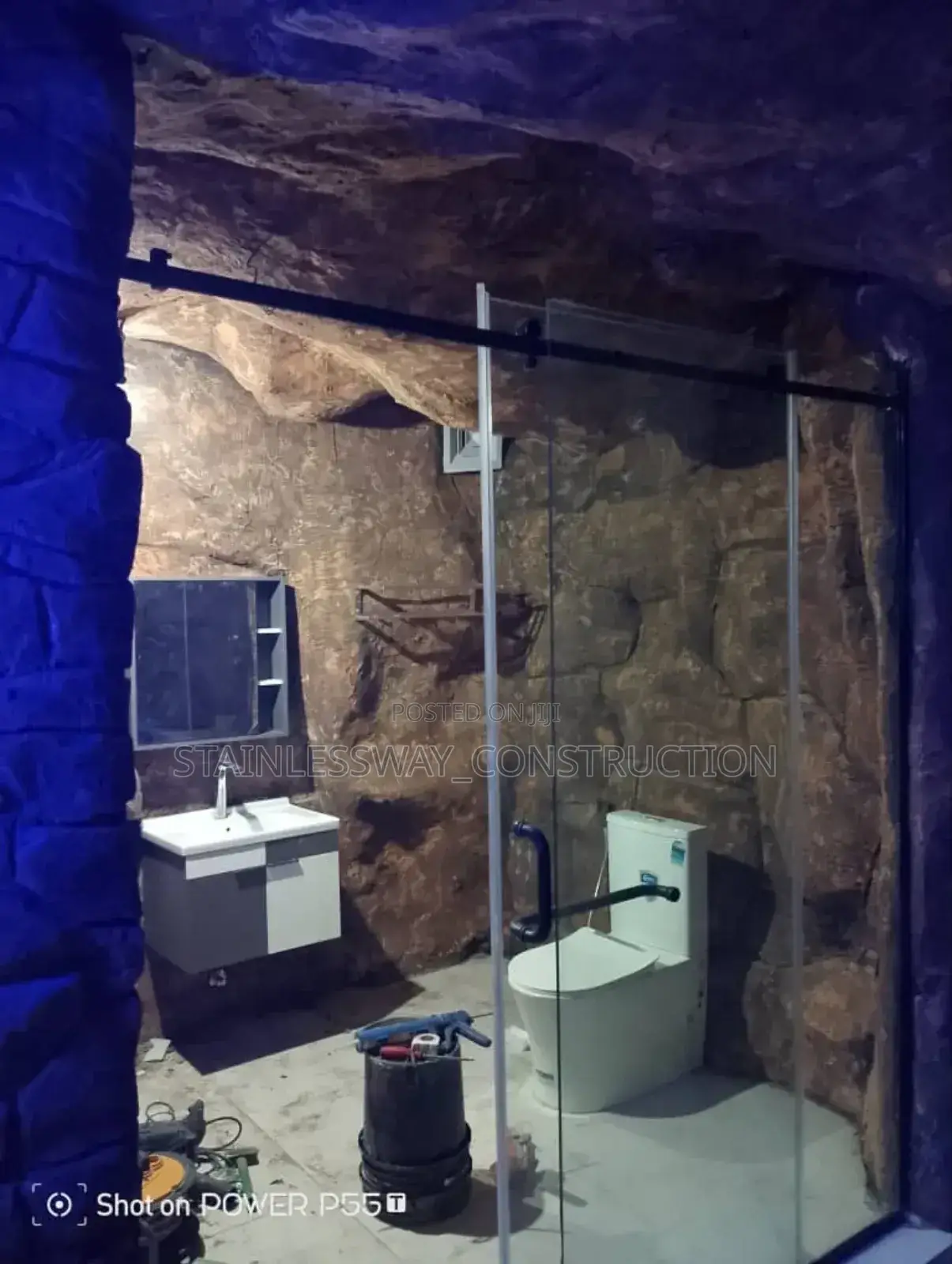 Underground Shower Cubicle