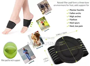 Strutz Cushioned Arch Supports for Foot