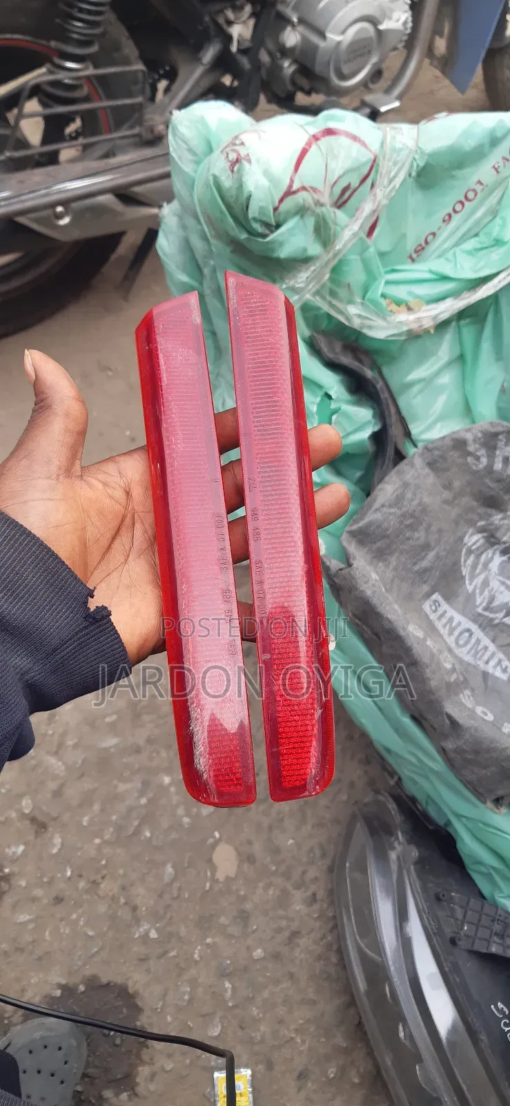 Back Bumper Light Acura MDX 2012