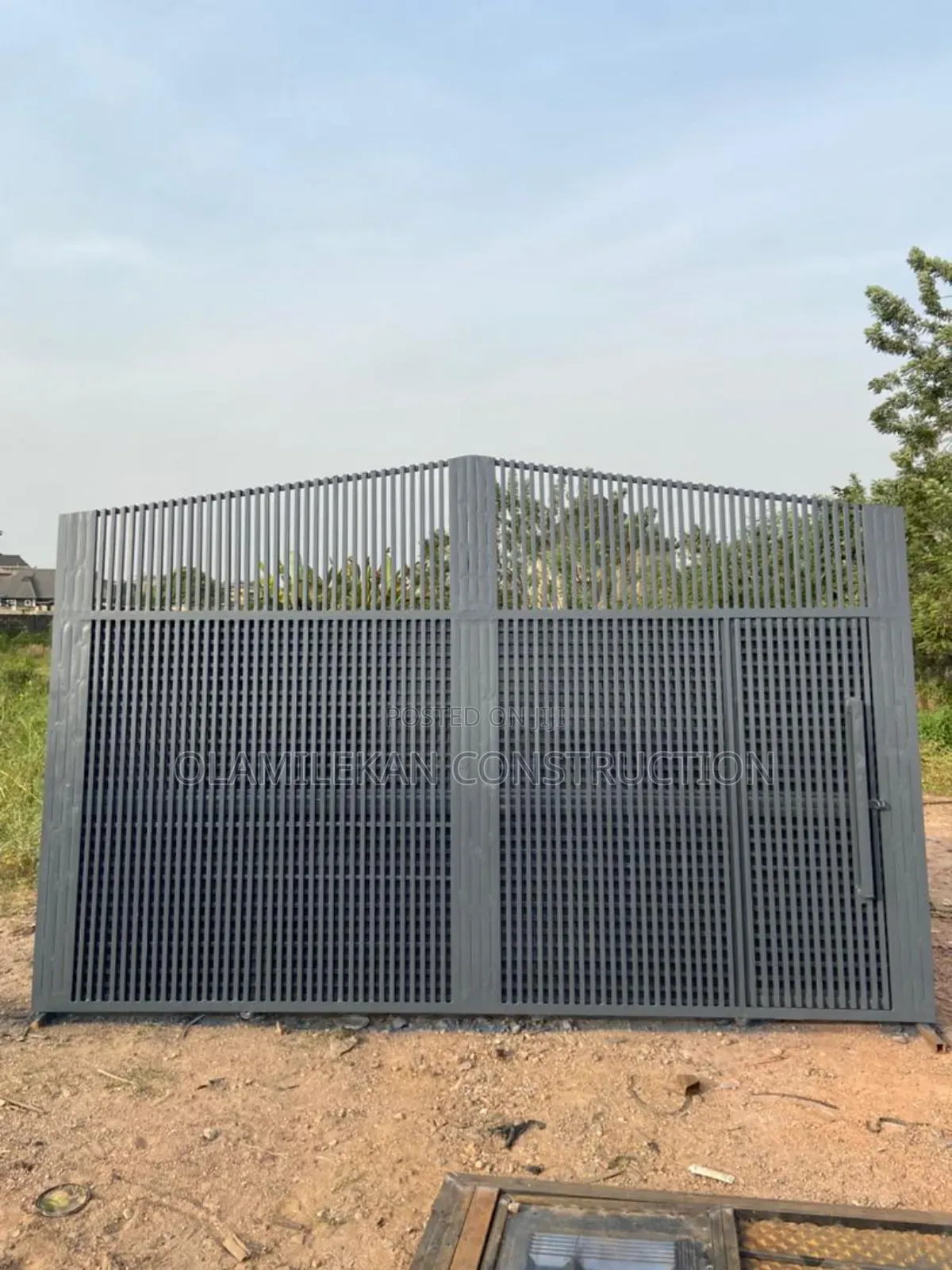 Strip Design Sliding Gate